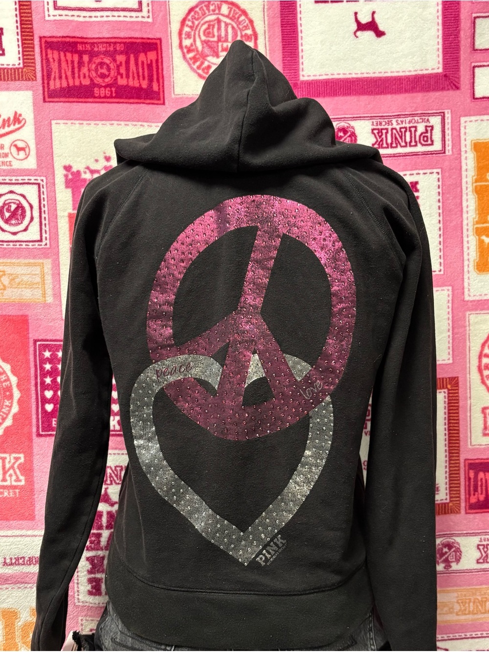Vintage Victoria's Secret PINK zip up